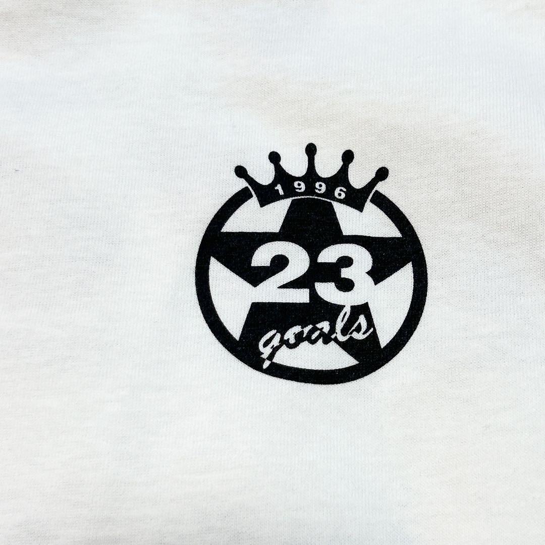 【レア】新品タグ付き 三浦知良 Tシャツ Jリーグ 90年代 KAZU 半袖 白