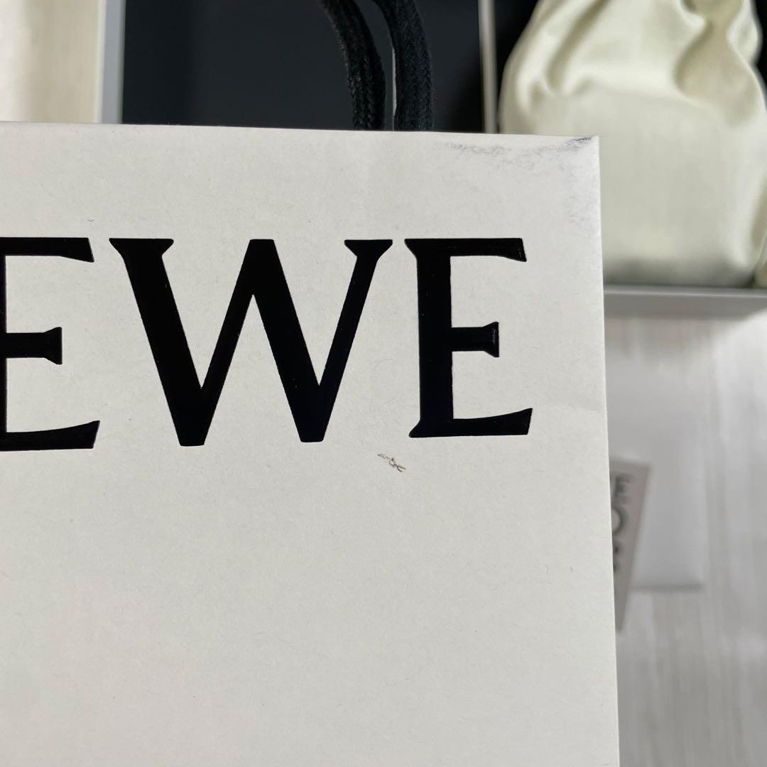 ☆LOEWE ロエベ☆アナグラム トライフォールド ウォレット☆タン☆新品