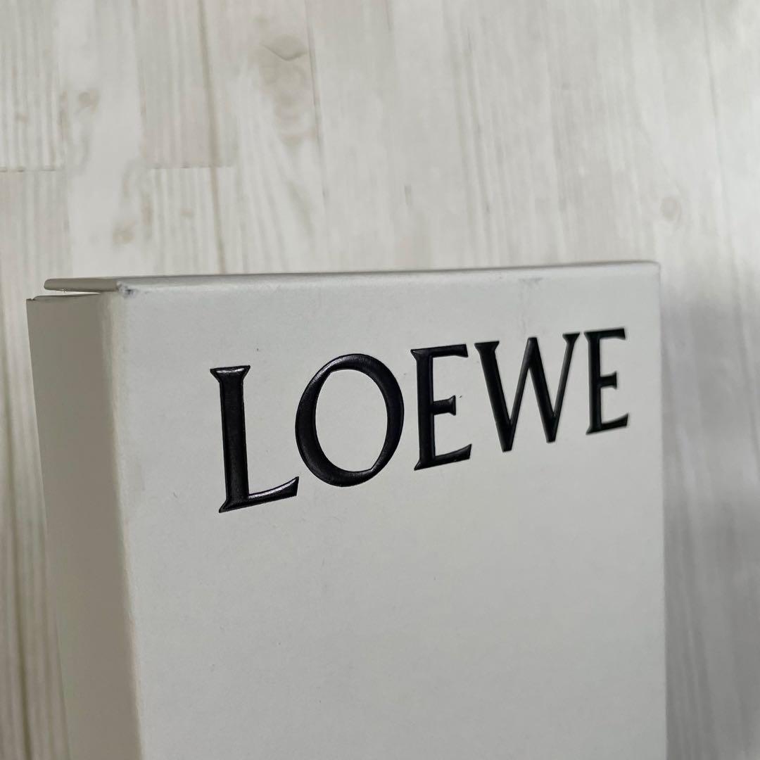 ☆LOEWE ロエベ☆アナグラム トライフォールド ウォレット☆タン☆新品