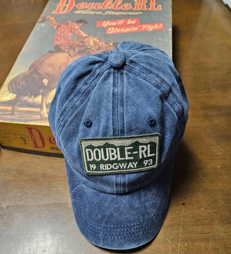 【新品未使用】DOUBLE-RL デニムブルーキャップ
