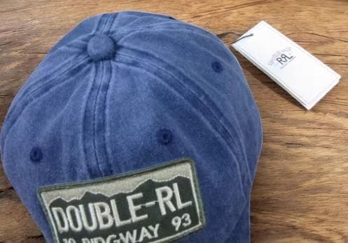 【新品未使用】DOUBLE-RL デニムブルーキャップ