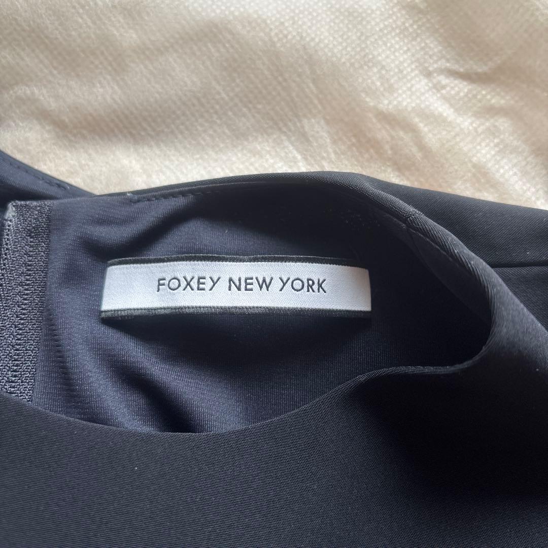 ♡フォクシーパレットワンピース♡ 38 ネイビー　美品