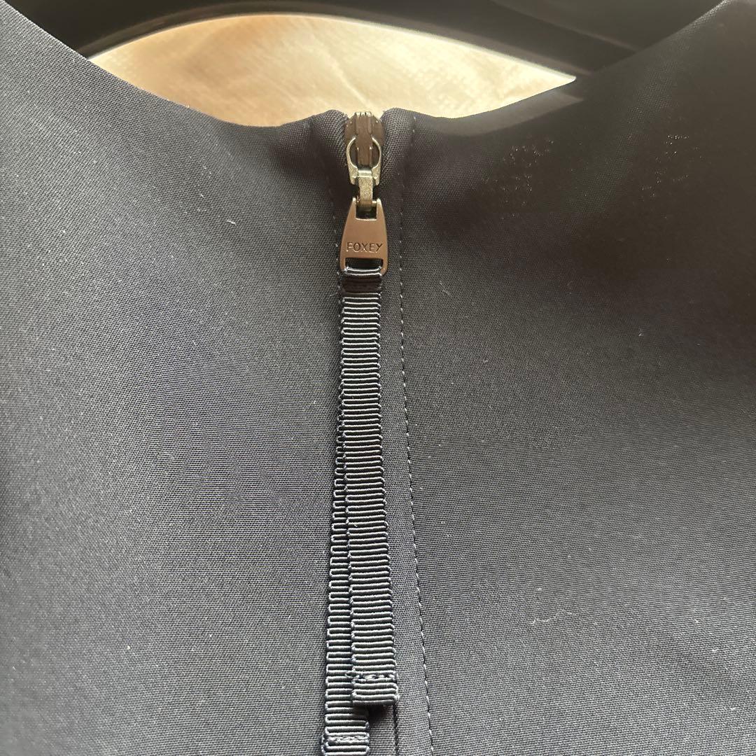 ♡フォクシーパレットワンピース♡ 38 ネイビー　美品