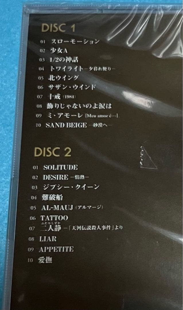 新品未開封 中森明菜 20th ANNIVERSARY BEST CD2枚組