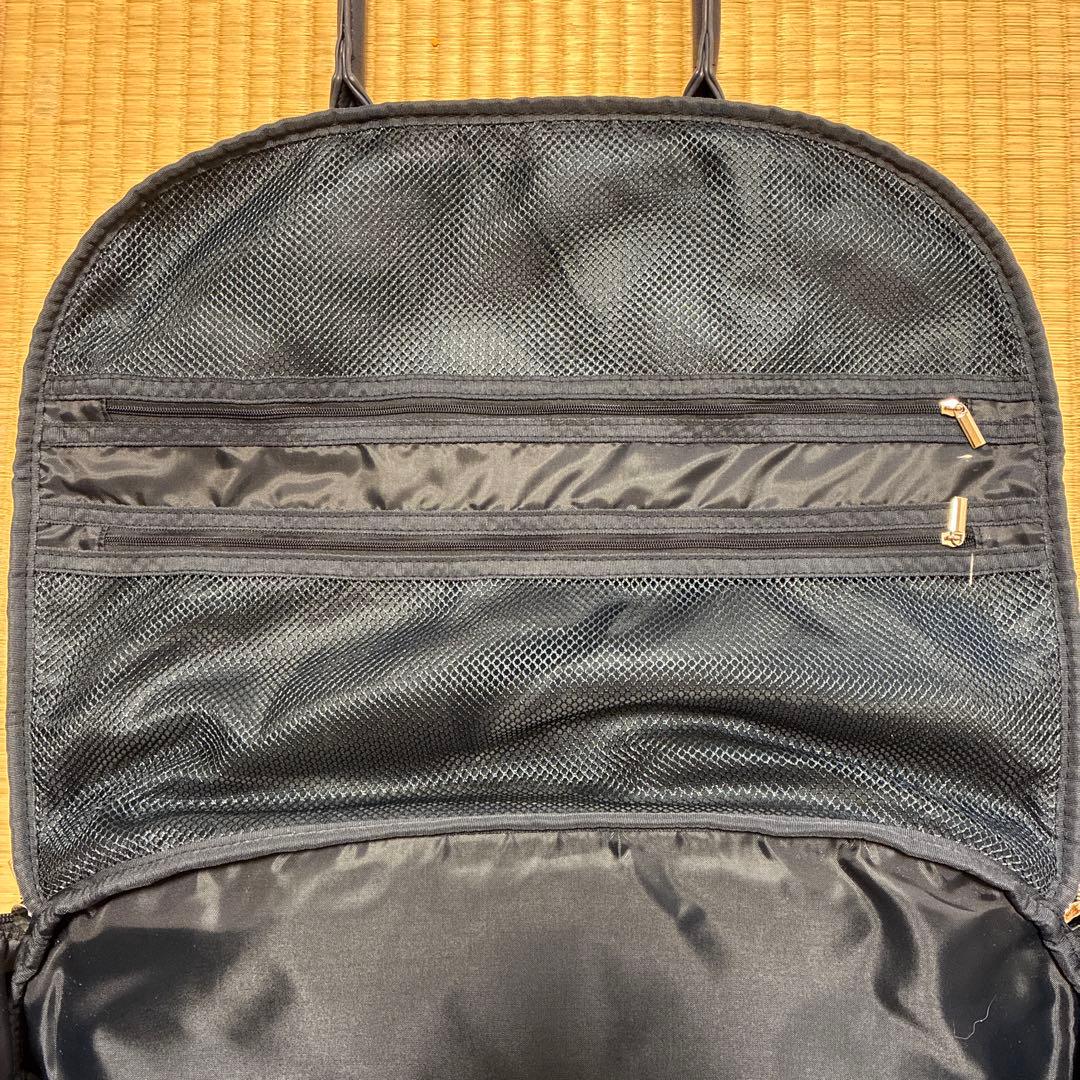 Aww サボテンヴィーガンレザーウィークエンドボストンバッグ30L ネイビー