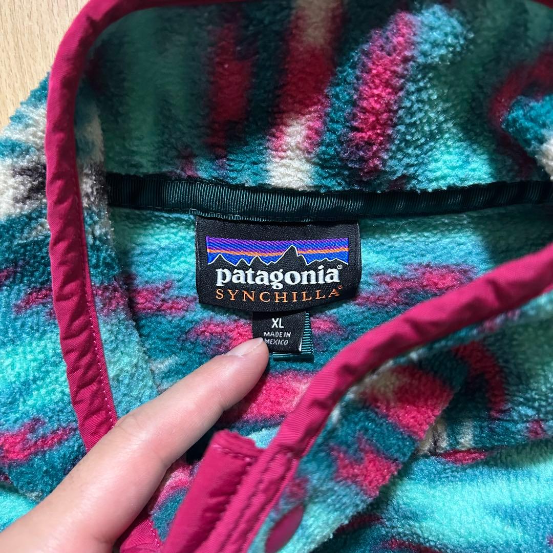 【used】2015年製 patagonia スナップT ネイティブ柄