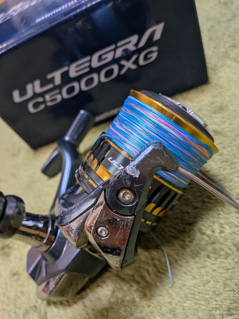 SHIMANO シマノ　リール　21アルテグラ　C5000XG　PEライン付き