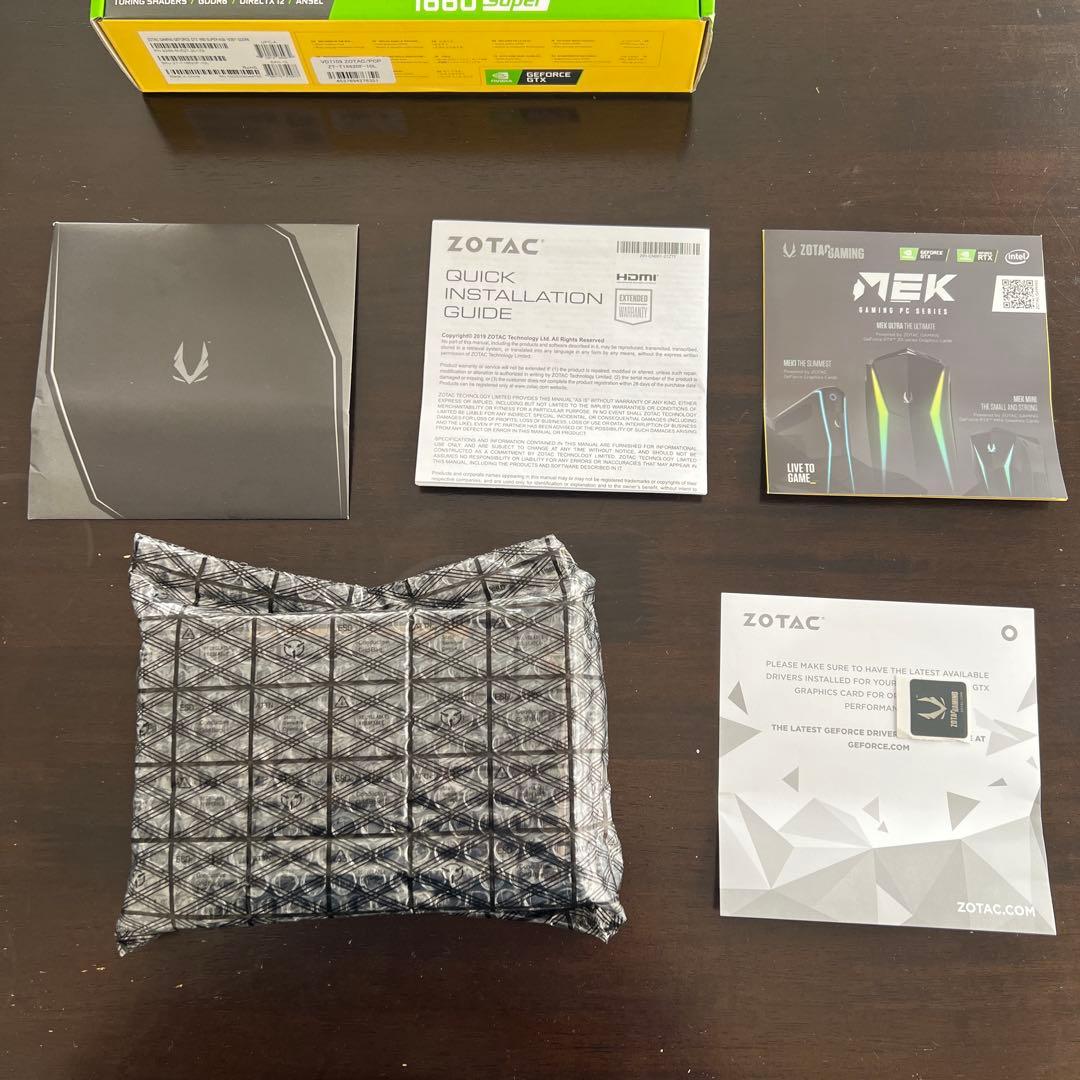グラフィックボード・グラボ・ビデオカード ZOTAC GeForce GTX 1660 Super 6GB