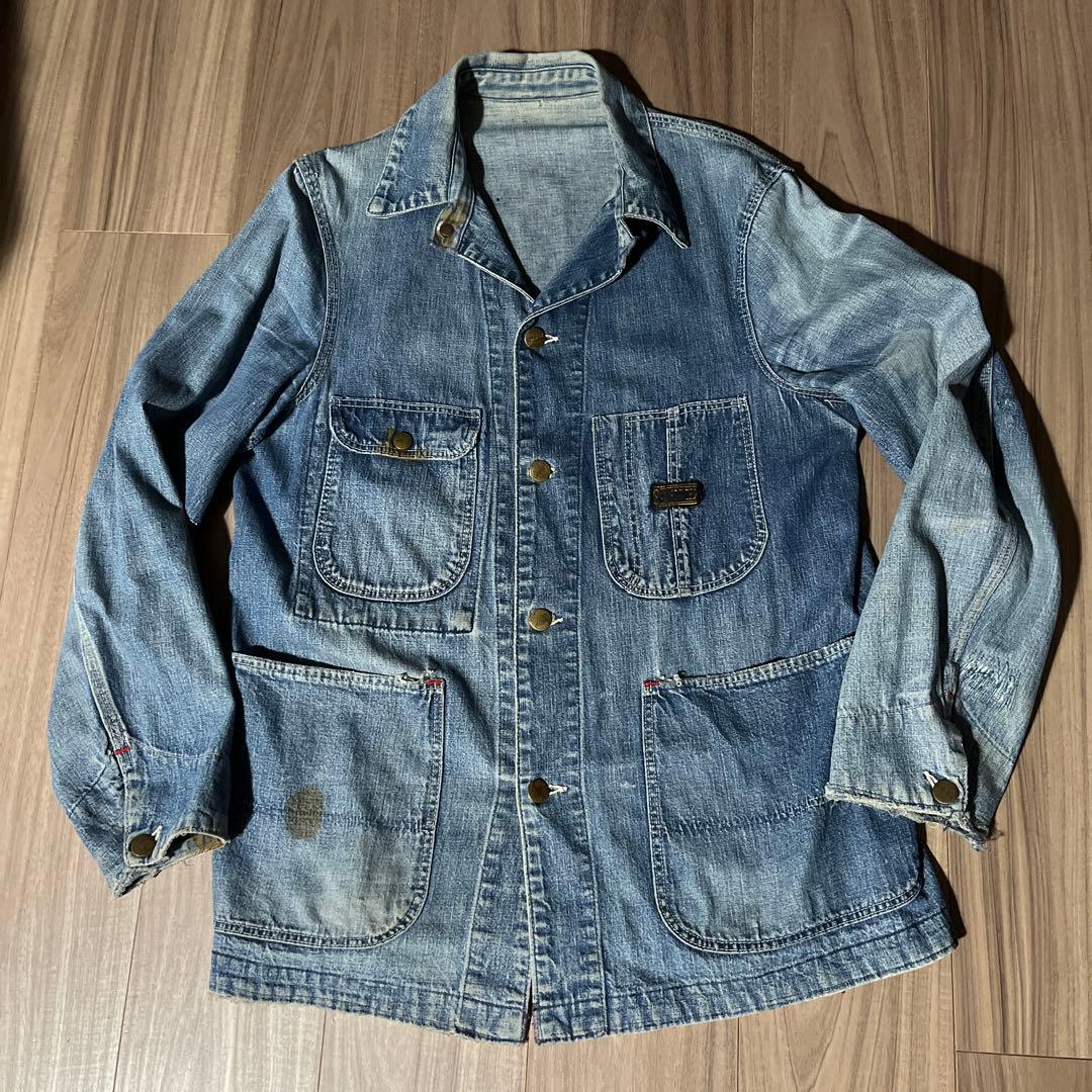S*E様 50s Sanforized デニム カバーオール ボロ 襤褸 Her