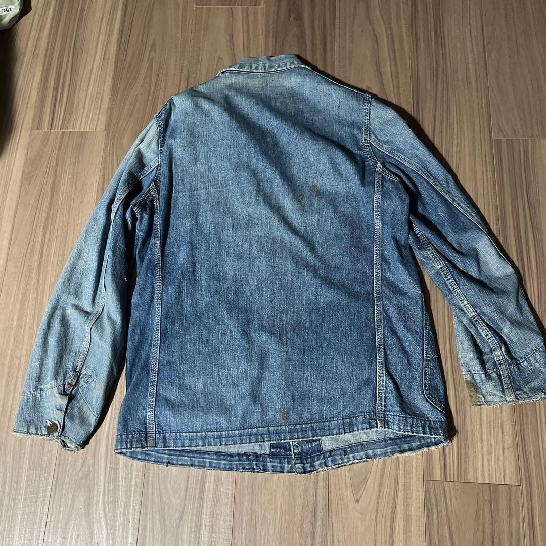 S*E様 50s Sanforized デニム カバーオール ボロ 襤褸 Her