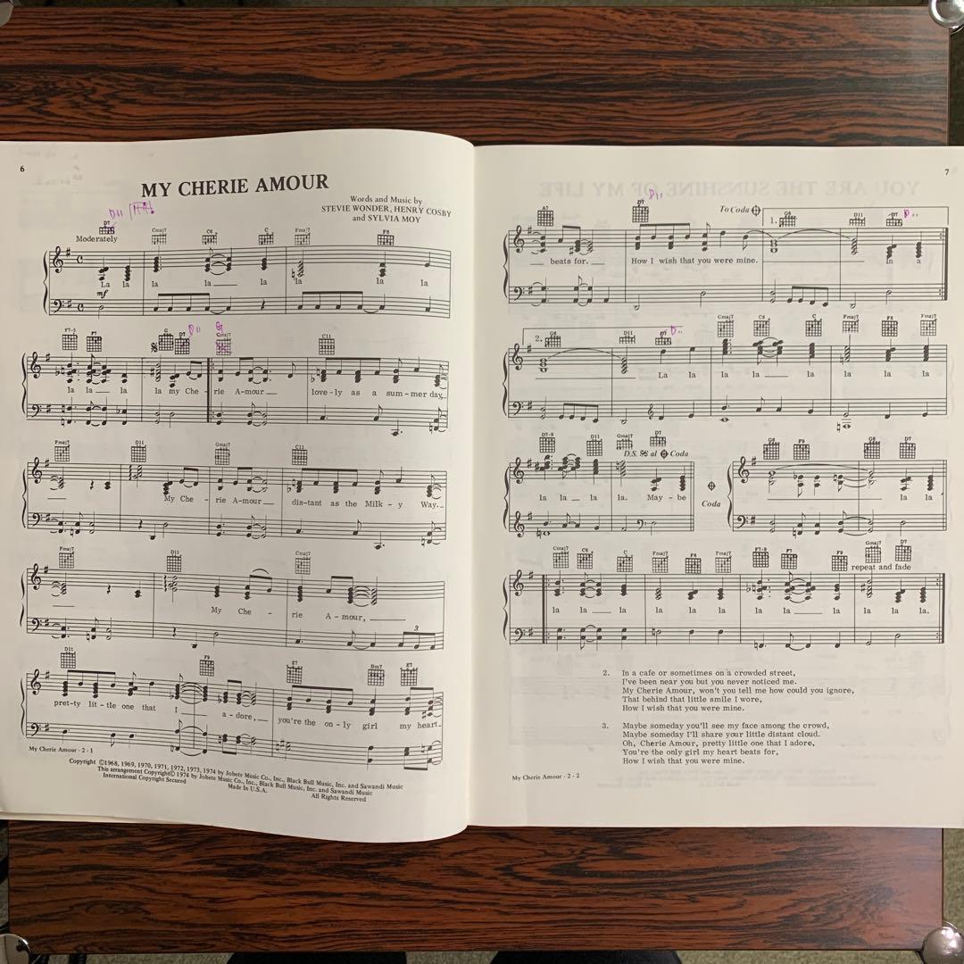 Stevie Wonder Complete Volume 1~3 セット 楽譜