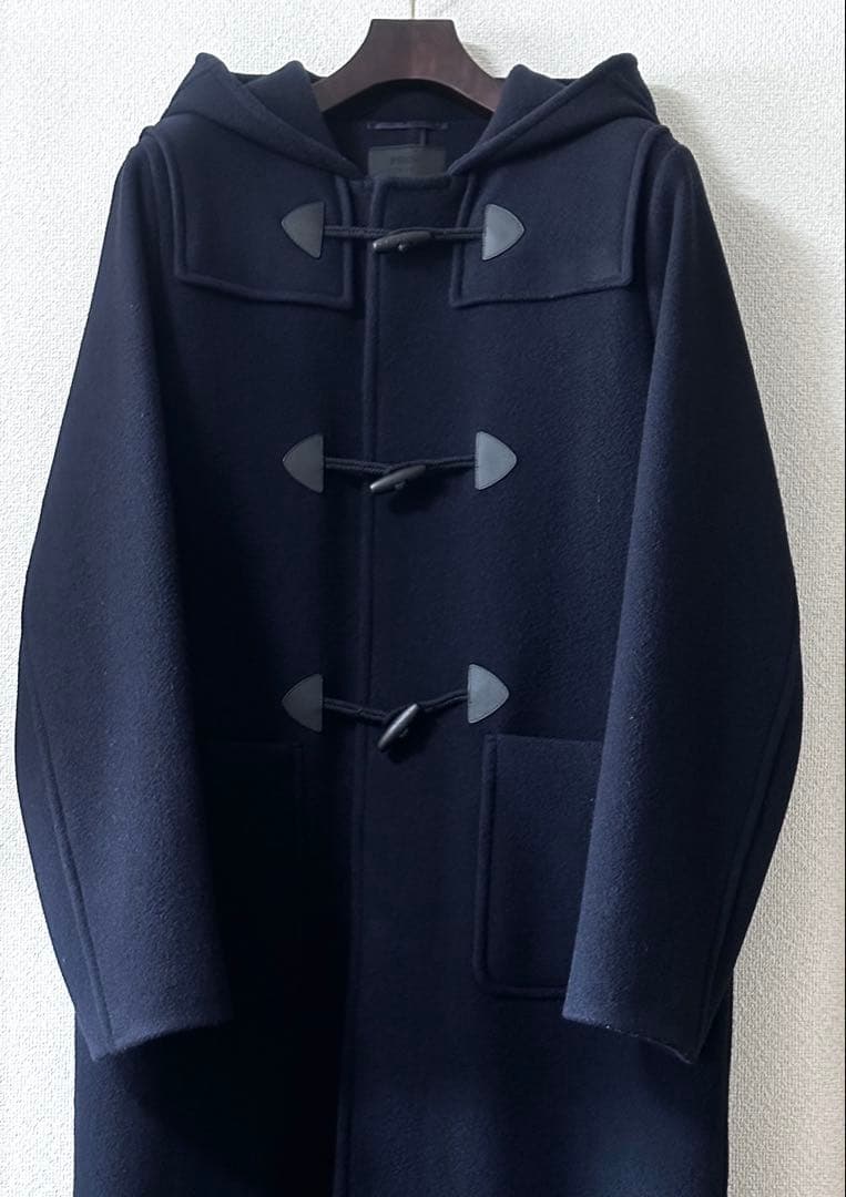 prada プラダ　23aw ダッフルコート フード付き