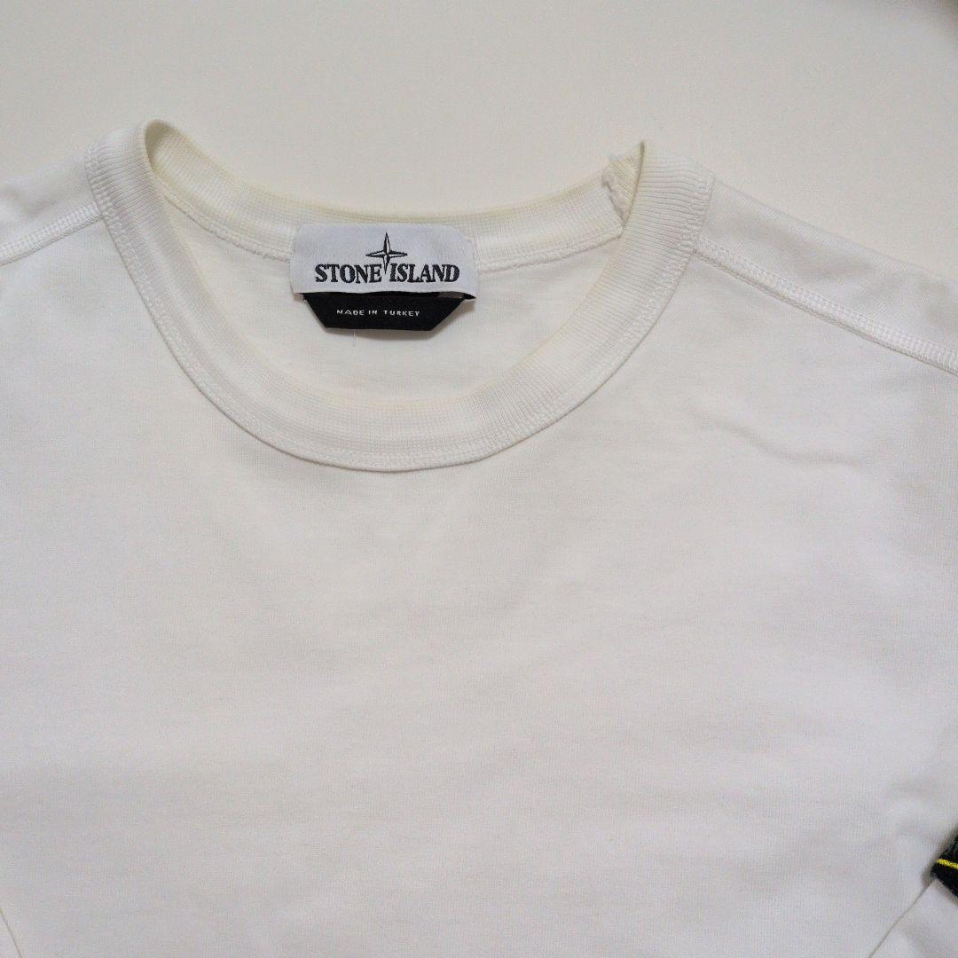 STONE  ホワイト 長袖Tシャツ 741503778730