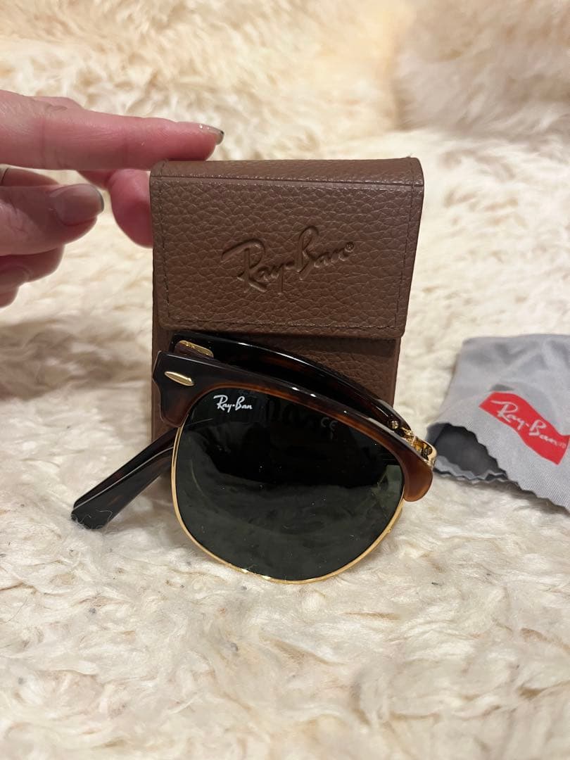 Ray-Ban クラブマスター べっ甲 折りたたみ