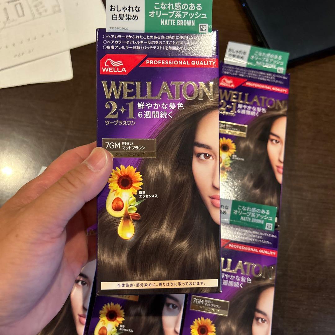 WELLATON 2+1 マットブラウン 6個セット