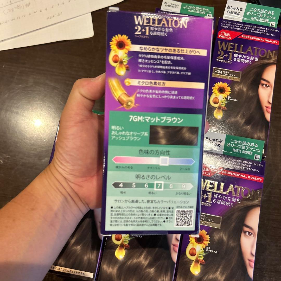WELLATON 2+1 マットブラウン 6個セット