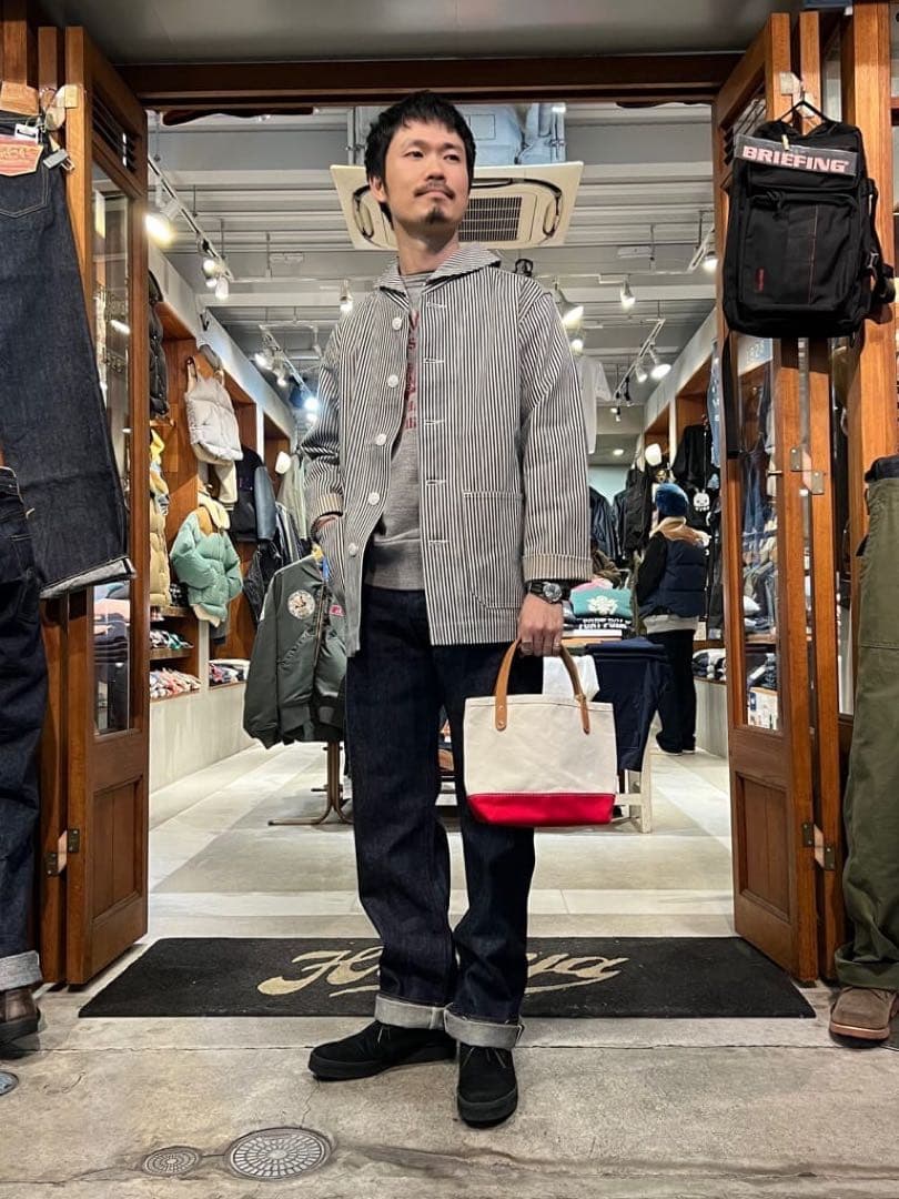 WAREHOUSE U.S. NAVYヒッコリープリズナージャケット