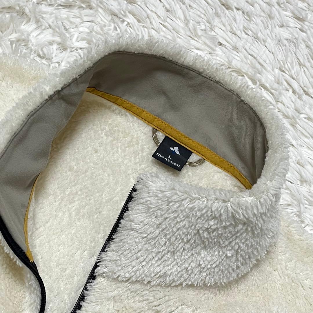 極美品 mont-bell モンベル クリマエア ボア ベスト Lサイズ