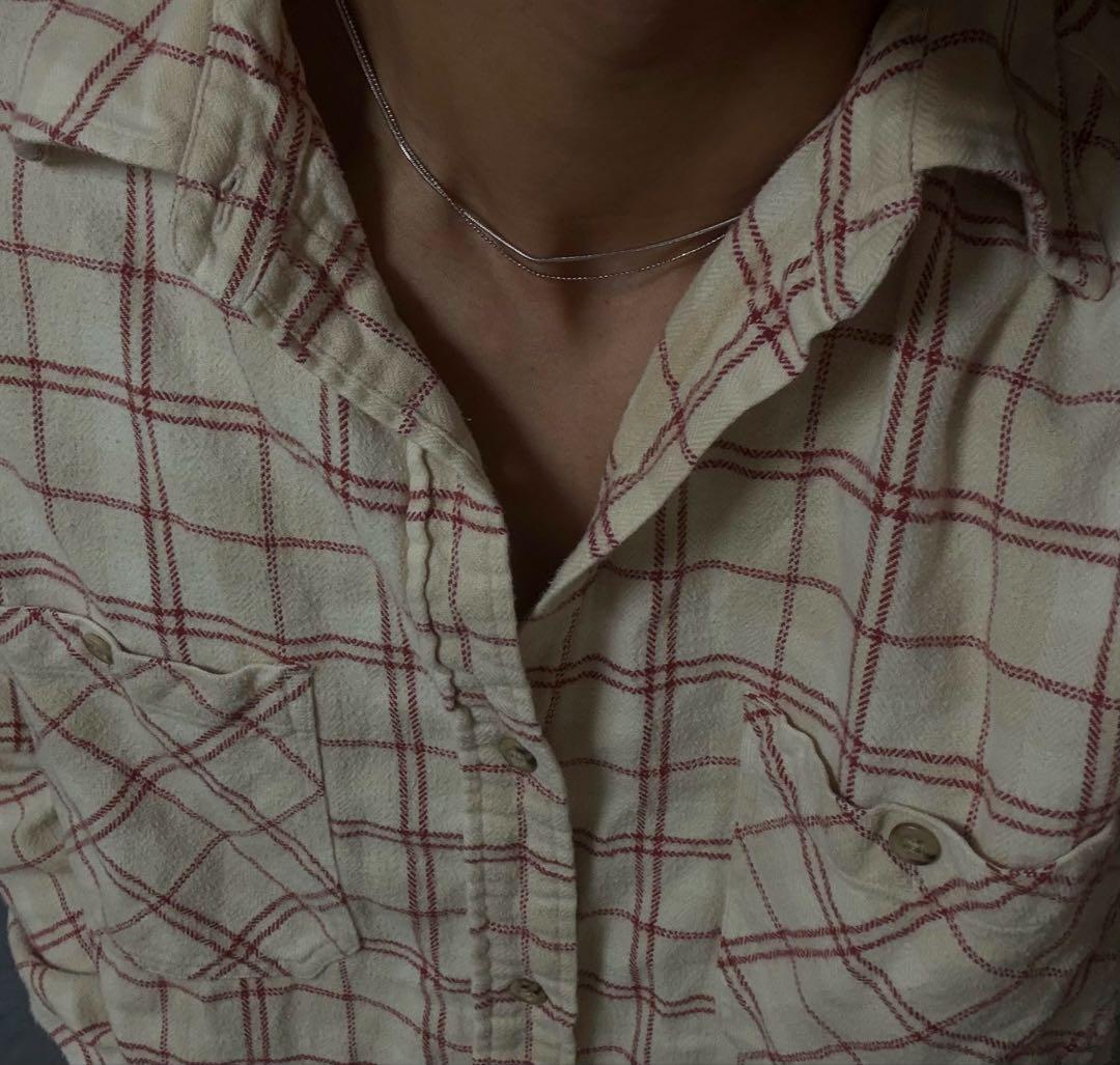 アクセサリー silver necklace / layer