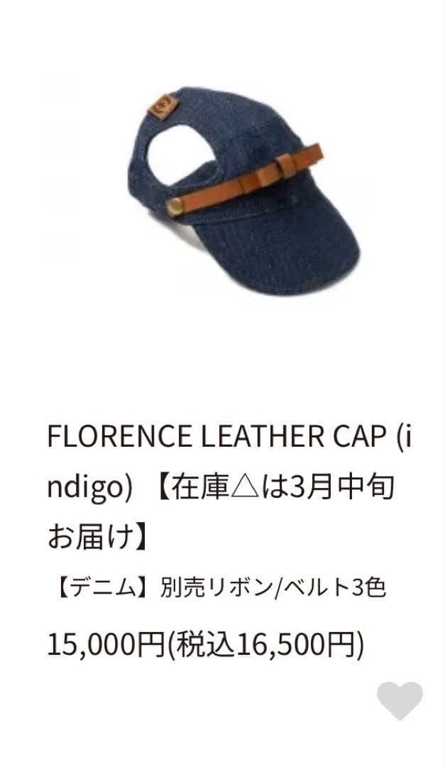 犬用帽子 I.M.GALLERY