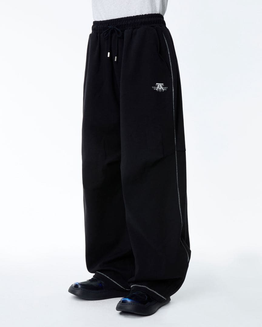 【ADER ERROR】ブラック Nolc スウェットパンツ