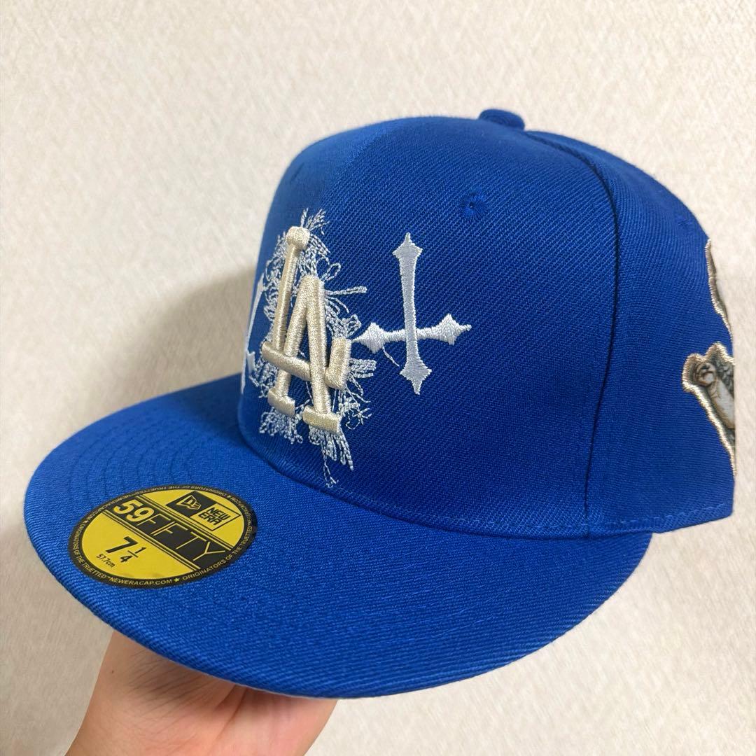 師*匠様 【激渋】ロサンゼルス LA 逆クロス 天使刺繍 ベースボールキャップ