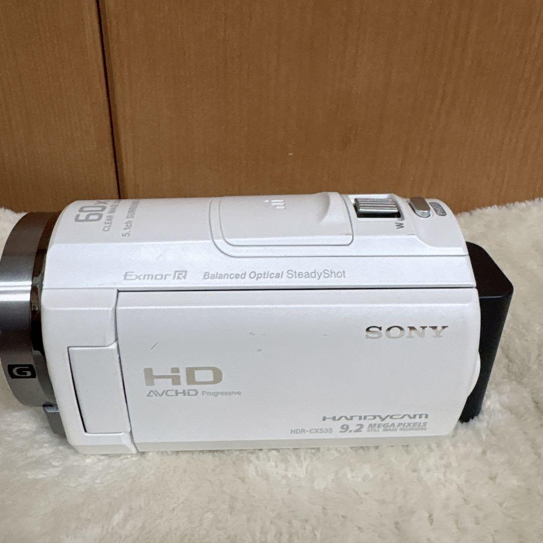 ソニー SONY HDR-CX535 ビデオカメラ ホワイト
