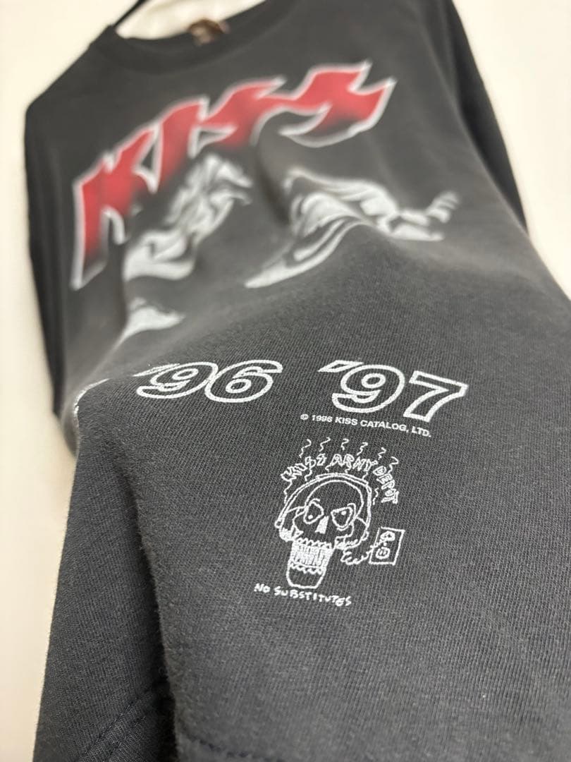雰囲気◎KISS ALIVE WORLDWIDE 96 97 XL Tシャツ