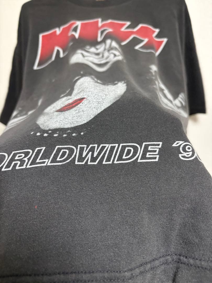 雰囲気◎KISS ALIVE WORLDWIDE 96 97 XL Tシャツ
