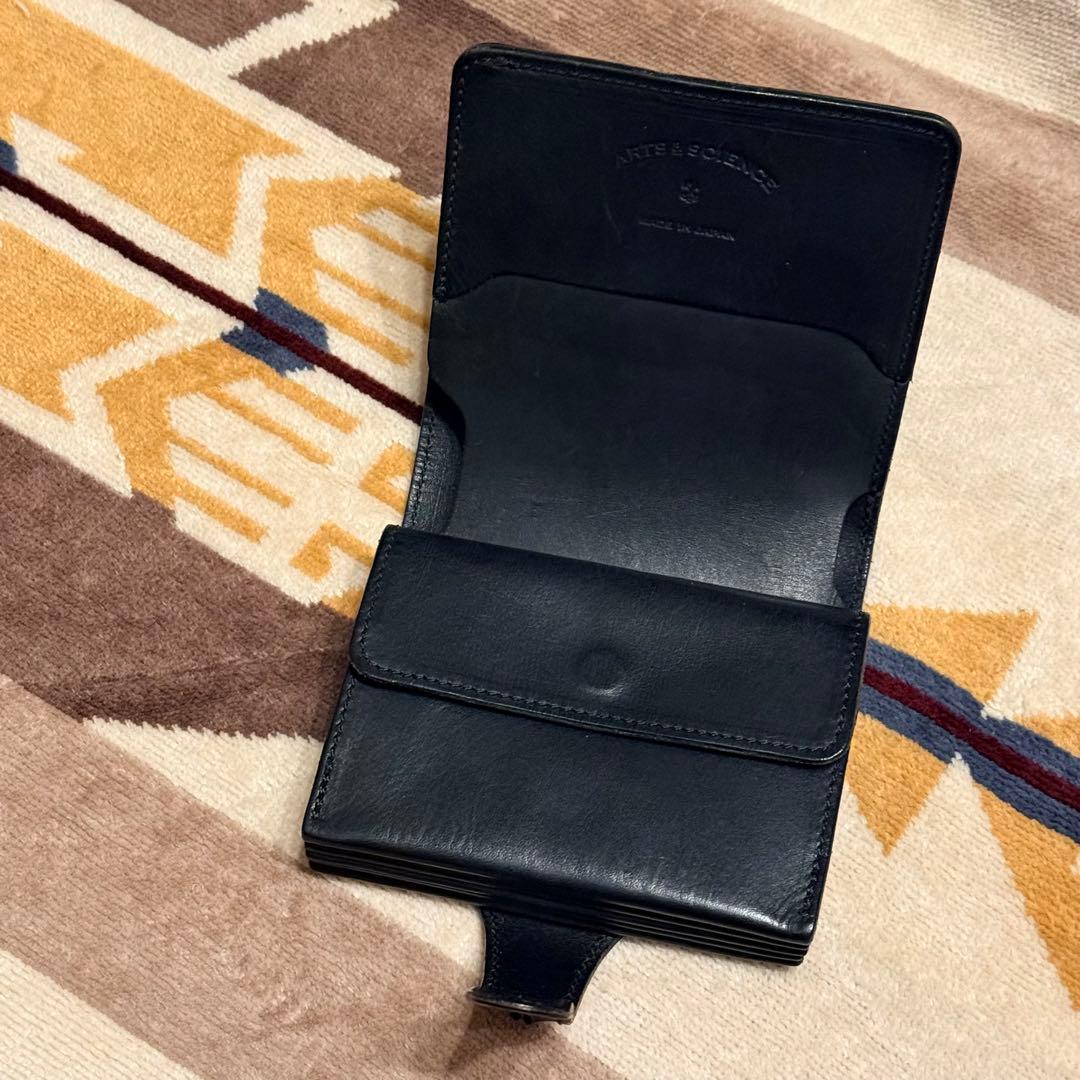 Arts&Science Jabara short wallet ブラック 黒