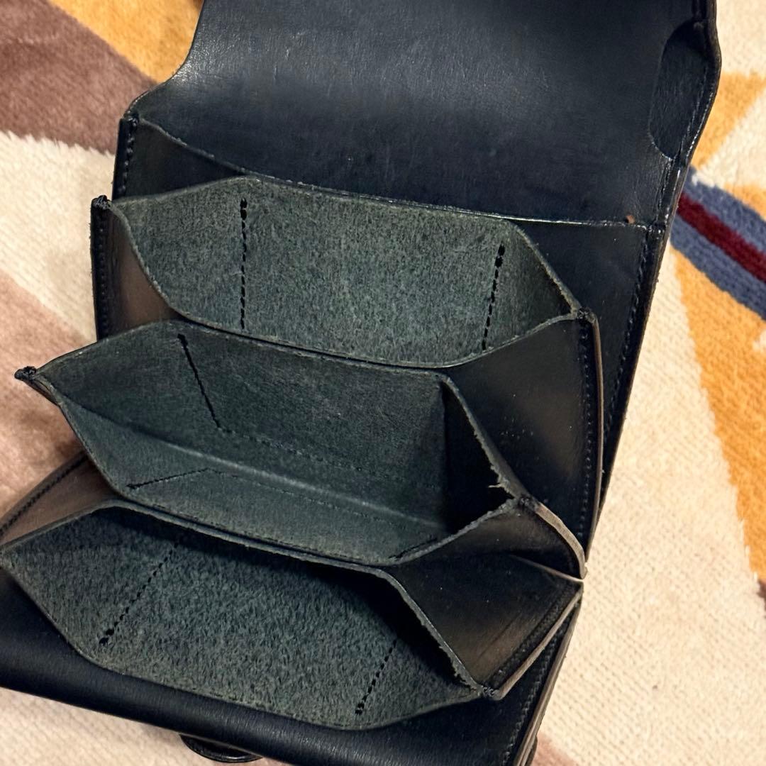 Arts&Science Jabara short wallet ブラック 黒