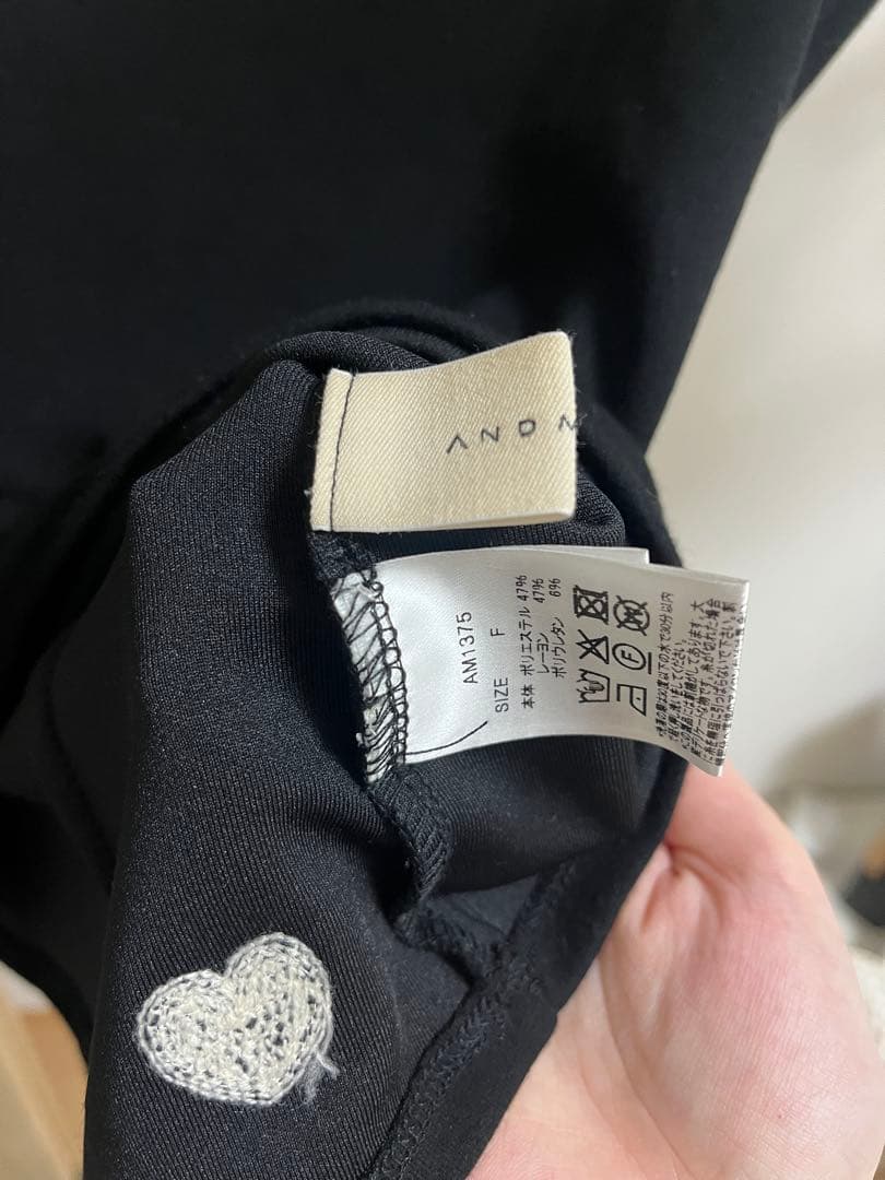 andmary 　Mary logo tops black 正規品 美品