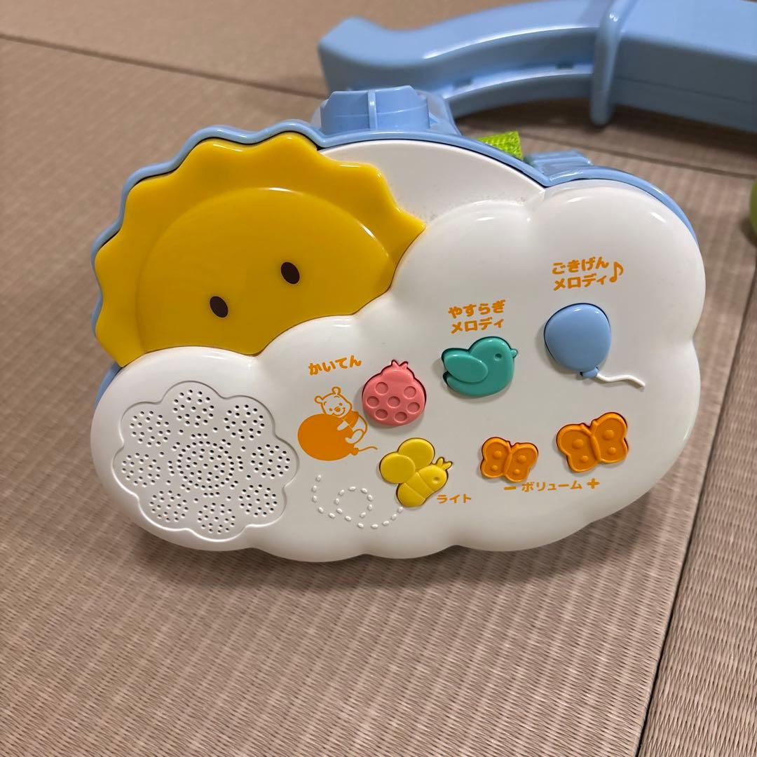 美品　くまのプーさん 6WAY回転ジム メリー