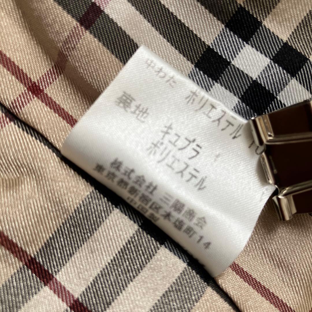BURBERRY バーバリー　チェックライナー付き フードベスト ブラウン L