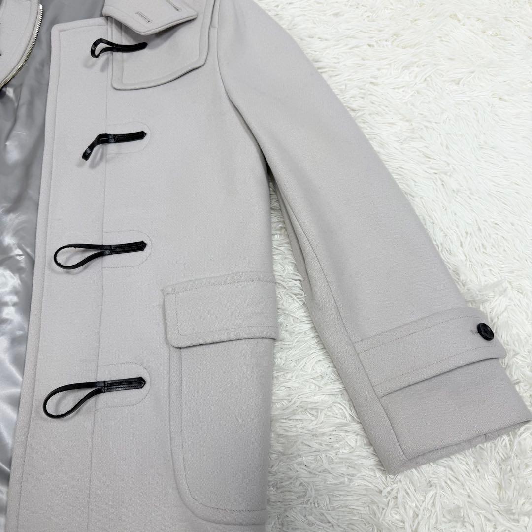 ESTNATION ダッフルコート カシミヤ グレージュ 　トグル　フード　秋冬