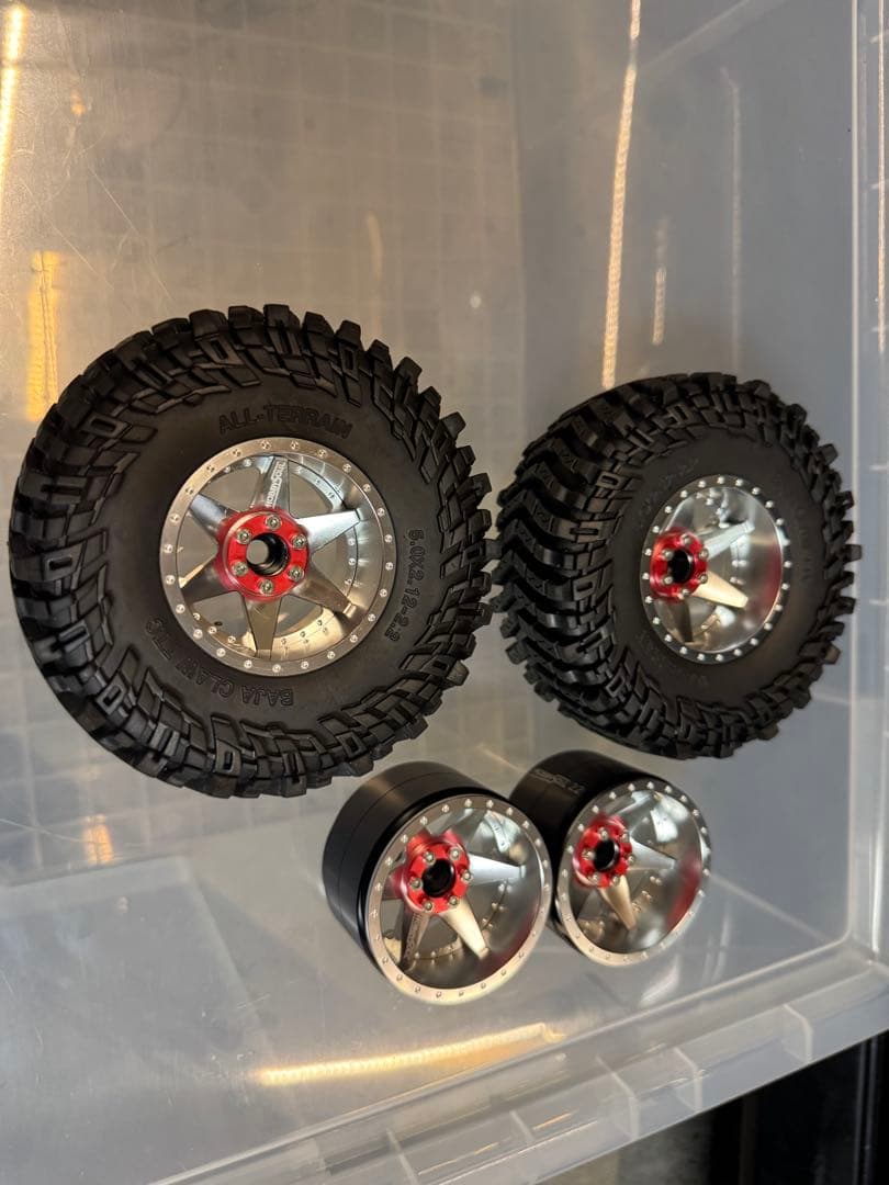 HOBBYSOUL 2.2インチ ラジコンホイール 4個 可変オフ　trx4