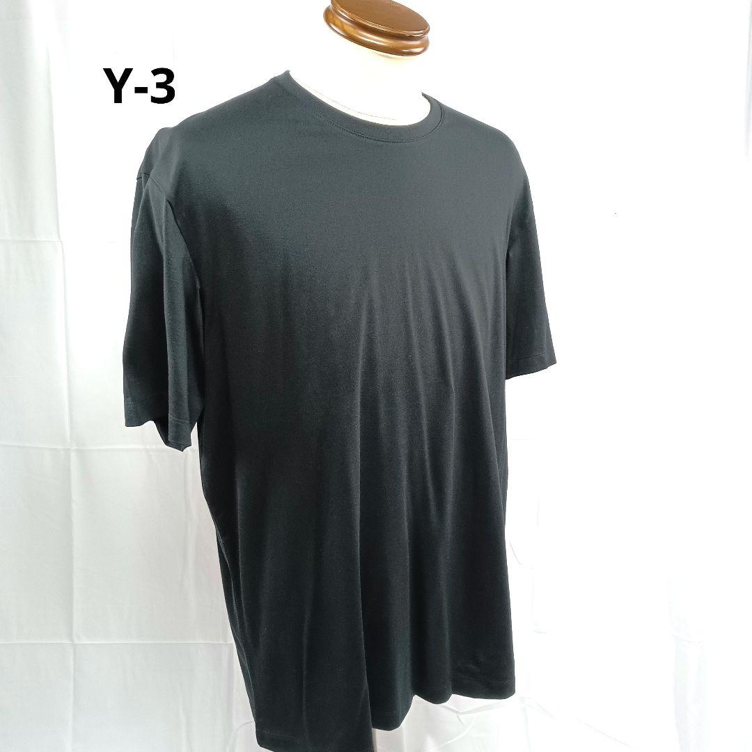 新品　Y-3　ワイスリー　半袖Tシャツ　黒　ロゴ　Lサイズ