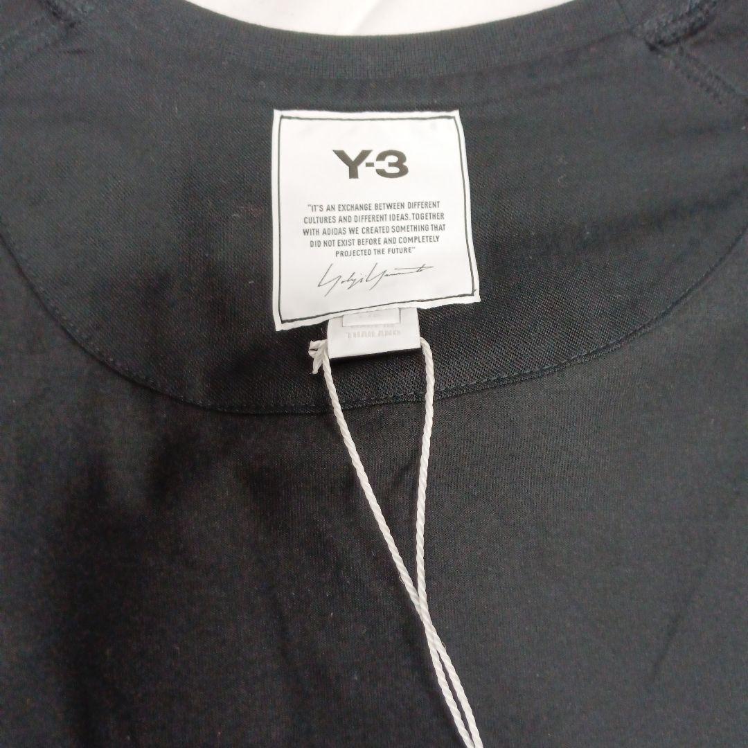 新品　Y-3　ワイスリー　半袖Tシャツ　黒　ロゴ　Lサイズ