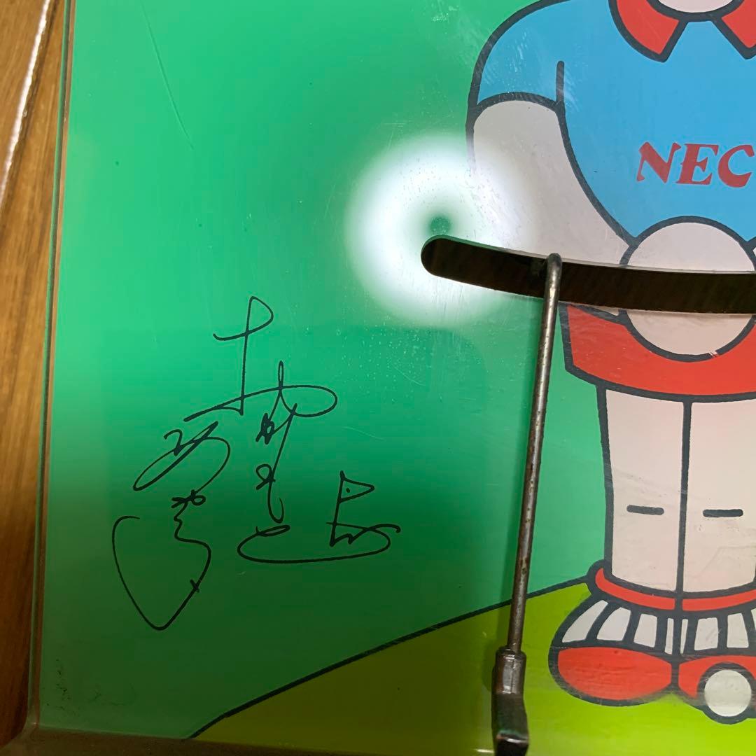 【超レア物？】岡本綾子 サイン付き イラスト時計