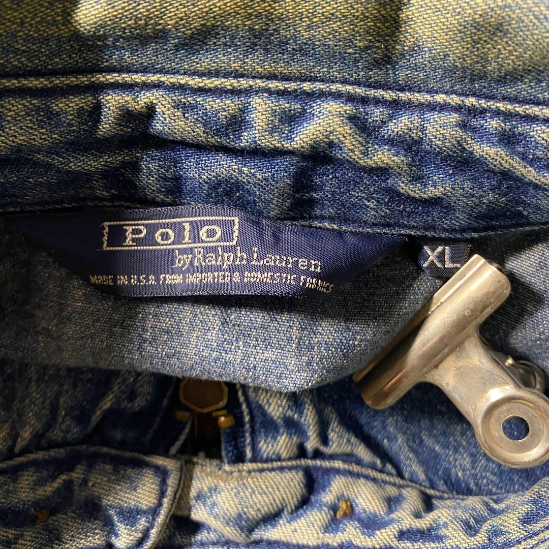名作 90s Polo Ralph Lauren デニムジャケット