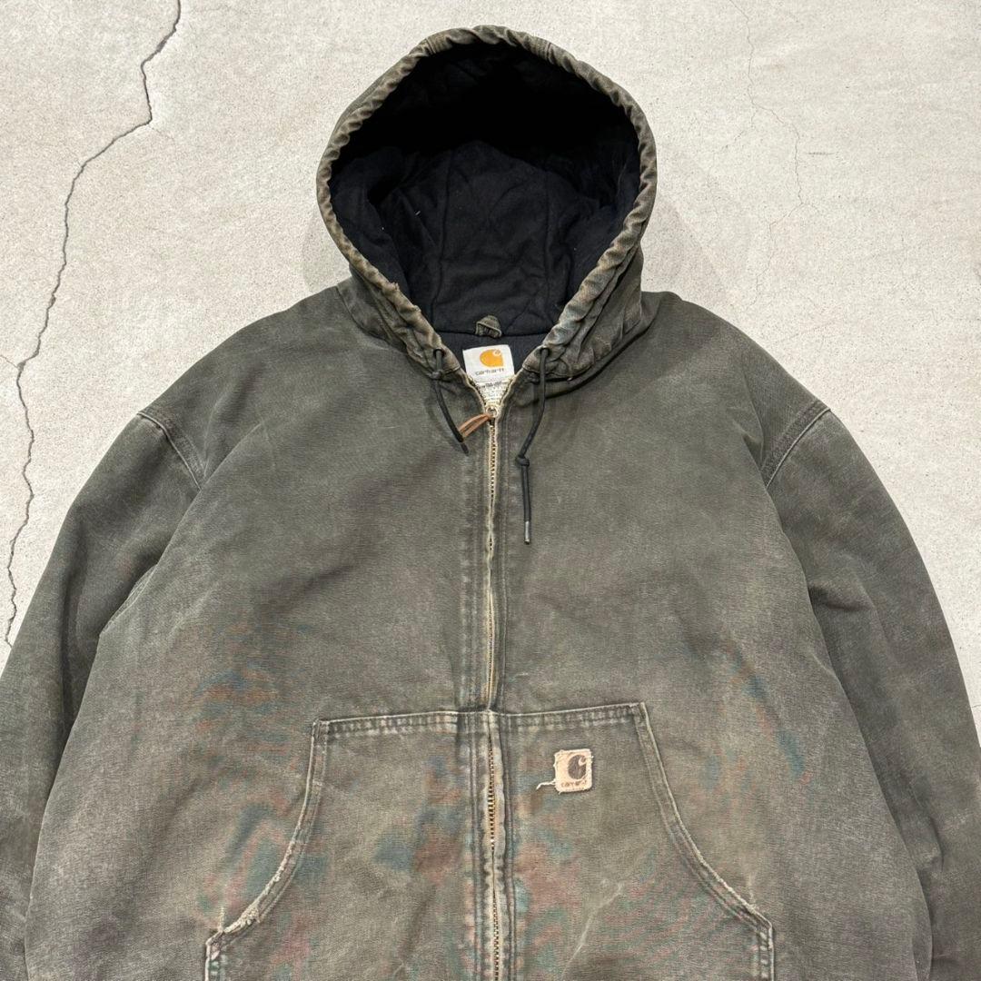 カーハート　アクティブジャケット　モスグリーン　carhartt
