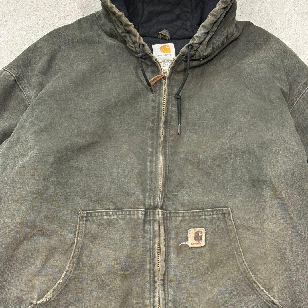 カーハート　アクティブジャケット　モスグリーン　carhartt