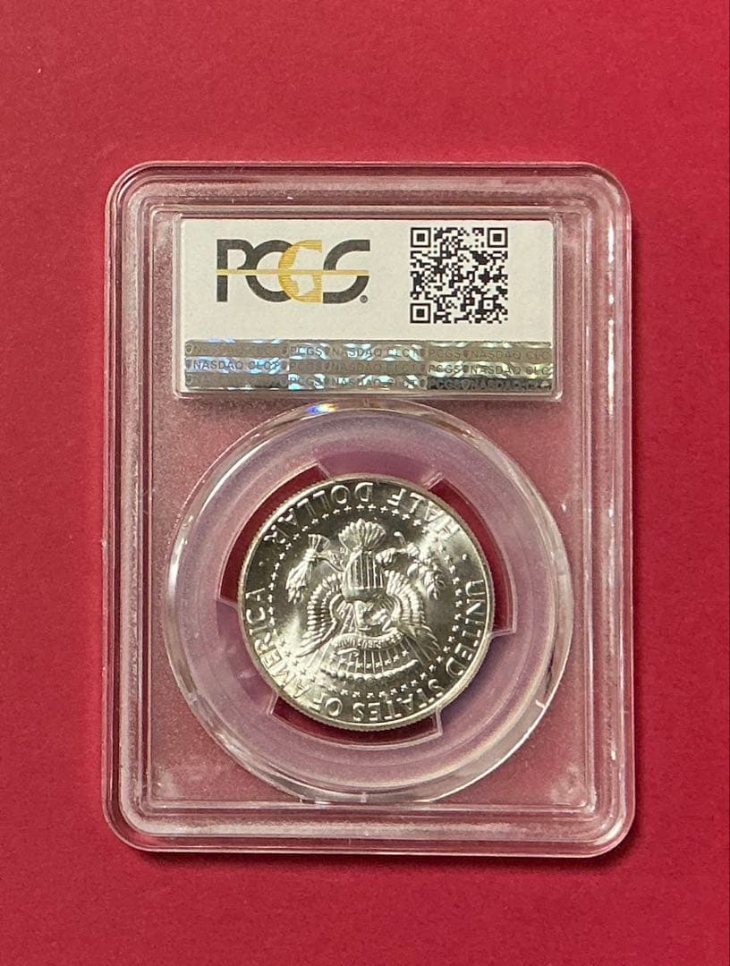 1964年ケネディ ハーフダラー 50セント銀貨【PCGS MS65】正規鑑定品