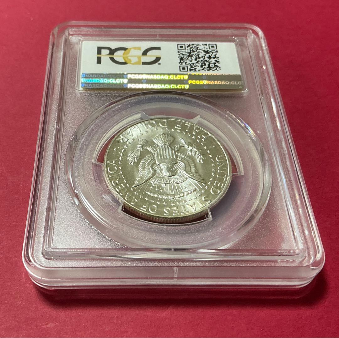1964年ケネディ ハーフダラー 50セント銀貨【PCGS MS65】正規鑑定品