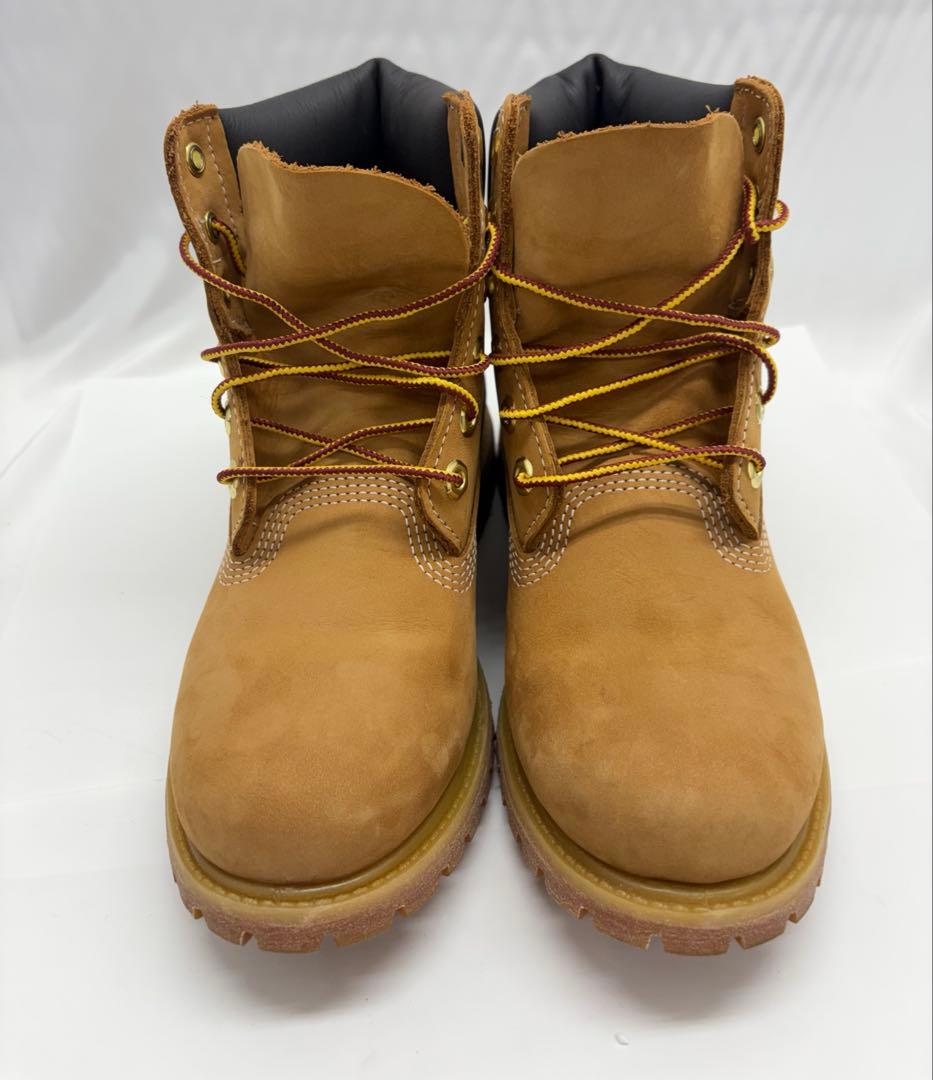 美品　Timberland イエロー　プレミアムブーツ　6インチ　レディース