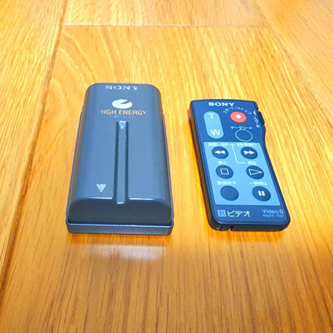 【動作確認済】SONY 高画質 Hi8 ビデオカメラ ステーションセット