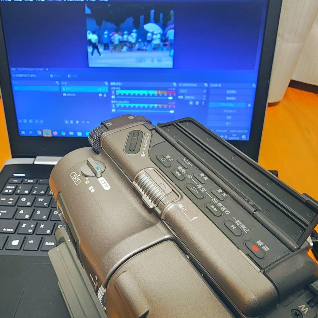 【動作確認済】SONY 高画質 Hi8 ビデオカメラ ステーションセット