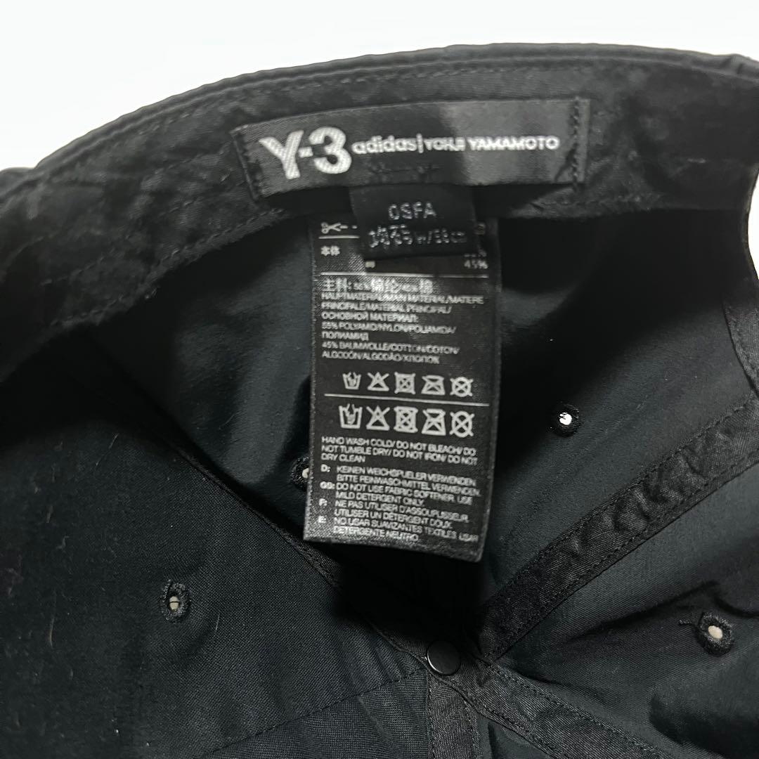 廃盤 Y-3 DAD CAP black nylon キャップ ブラック 刺繍