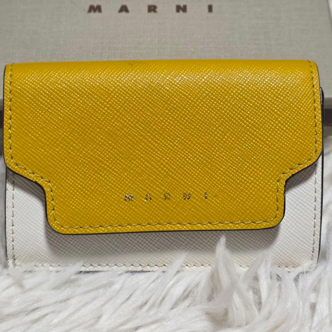 みんみん■MARNI　コンパクトウォレット　マルチカラー　三つ折り