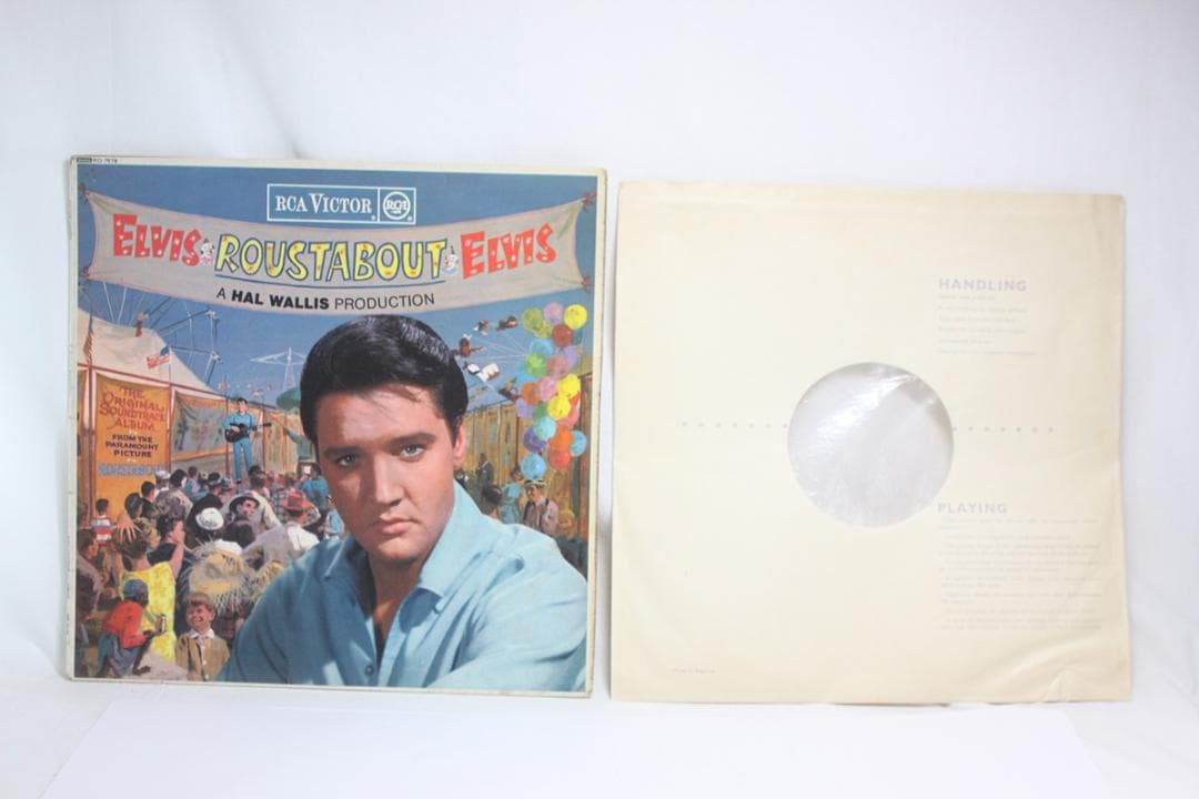 英LP Elvis Presley Roustabout UK盤 Mono 深溝